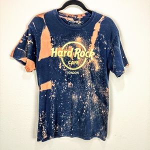 Hard Rock LONDON Bleached Distressed Logo Tee